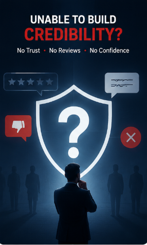 Unable to build credibility?