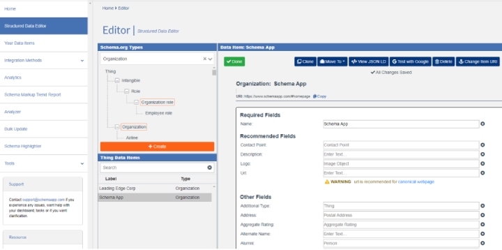 Schema app