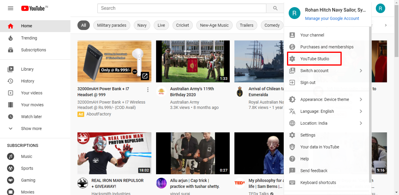 youtube analytics
