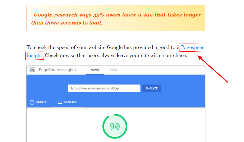 Nofollow extension feature
