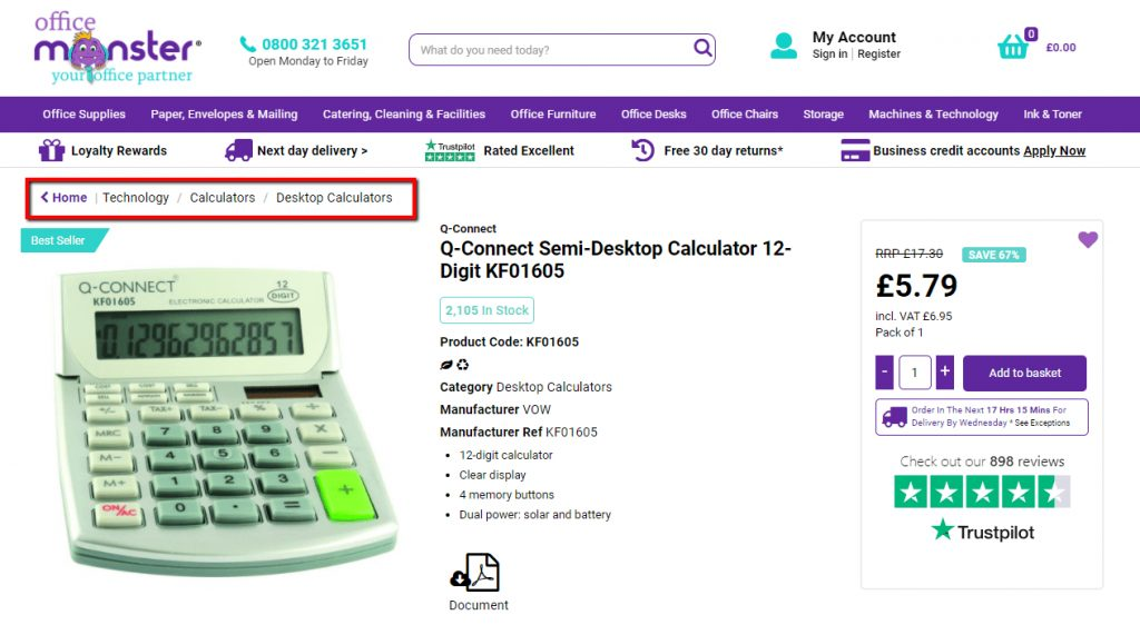 Ecommerce Navigation Example Ecommerce Navigation Example