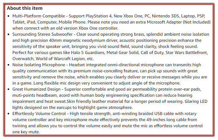 Product details