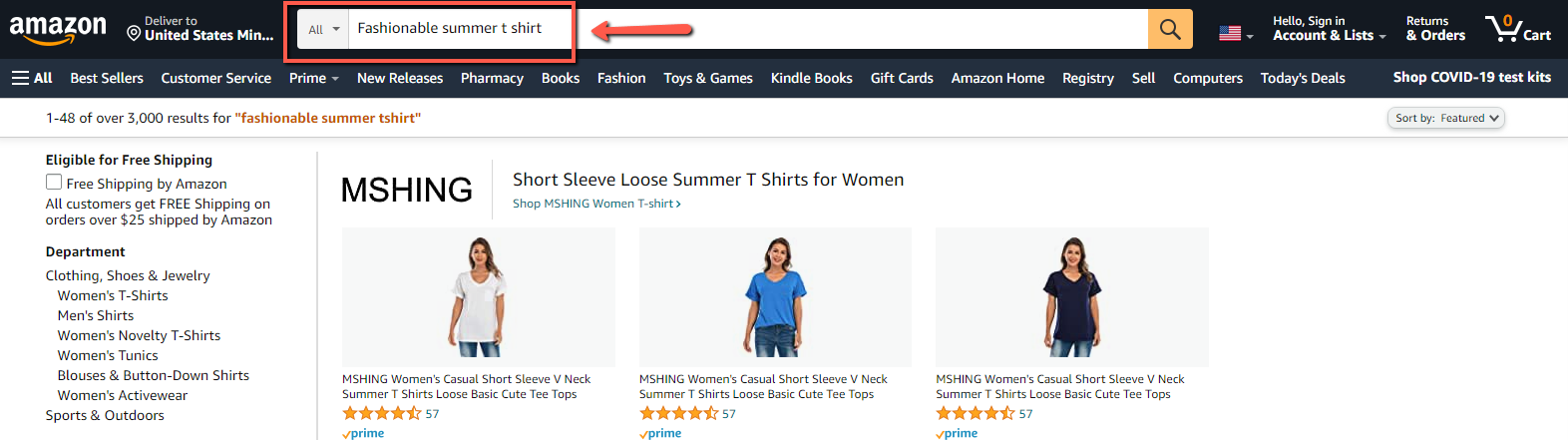 T-shirts product