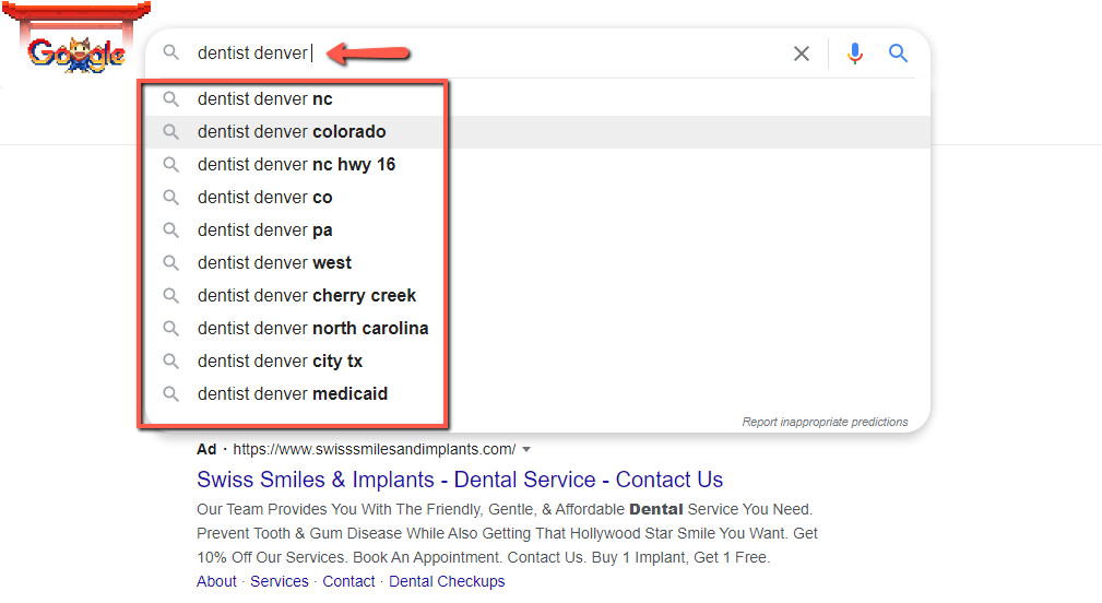 Google search