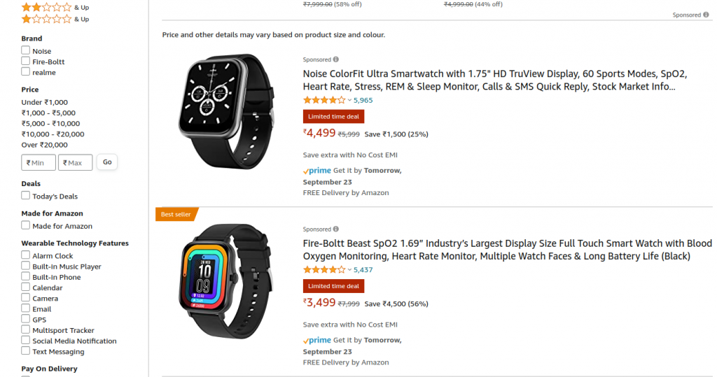 Amazon products