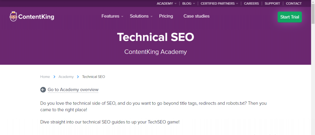 Technical SEO Guide By Content King