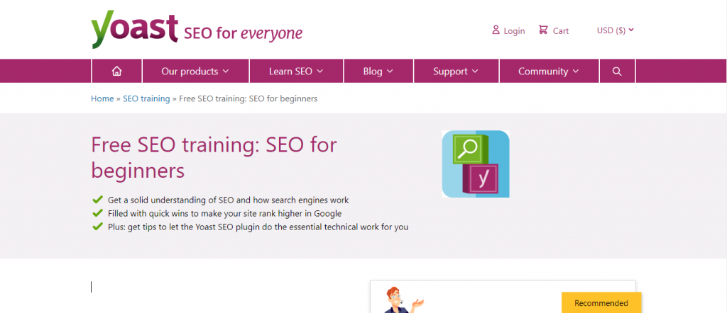 Free SEO Training By Yoast (No Certificate)
