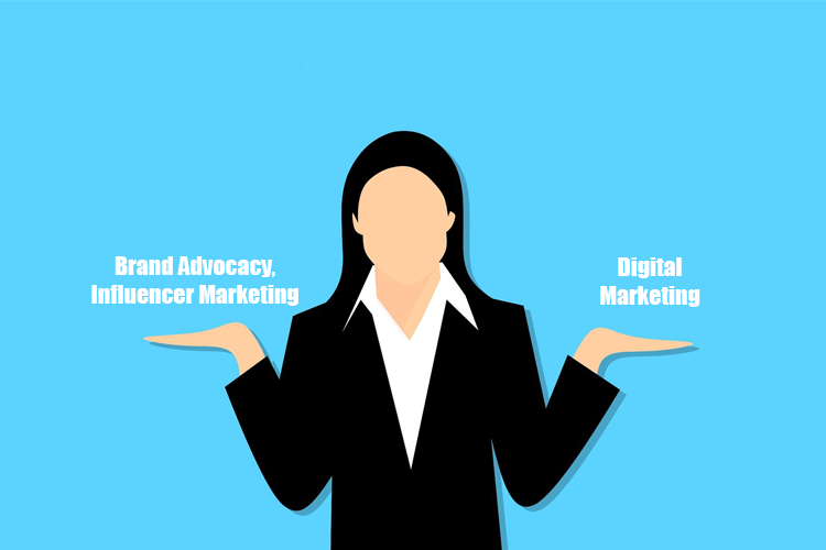 brand advocacy vs digital marketing