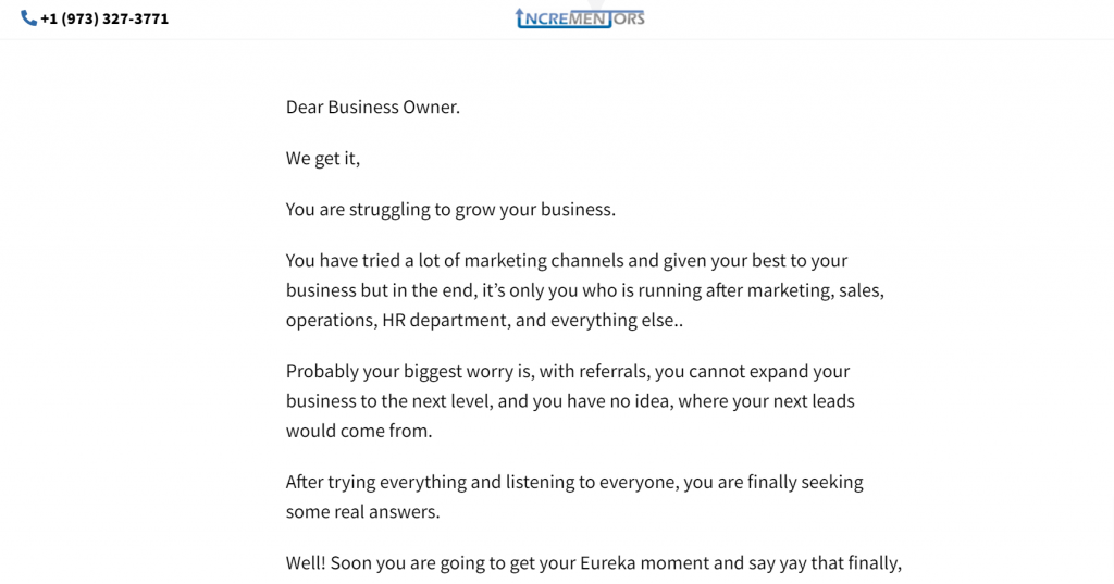 Readable content examples
