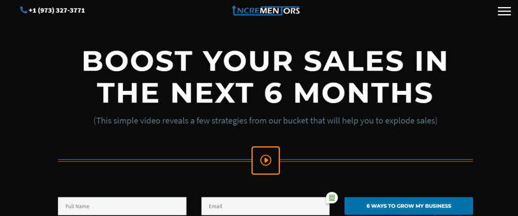 Incrementors homepage