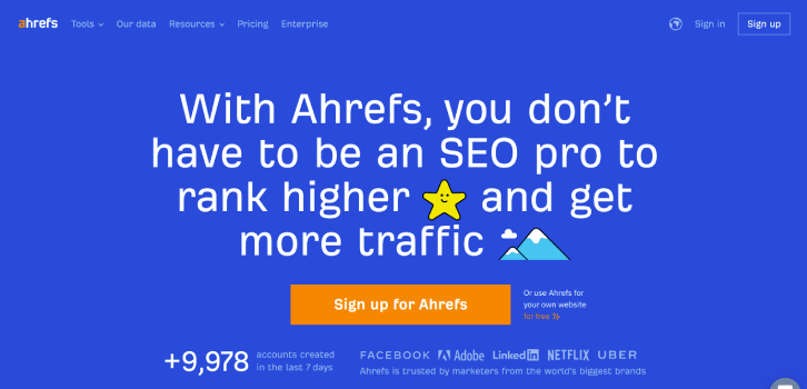 Ahrefs-SEO Tools Resources To Grow Your Search Traffic