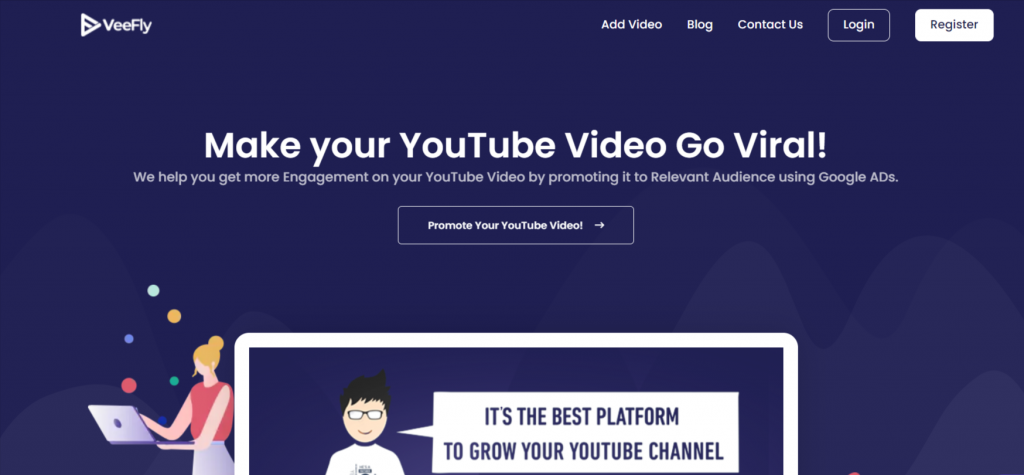 Promote Your Videos- veefly video promotion software 