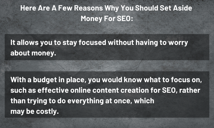 Need To Plan An SEO Budget