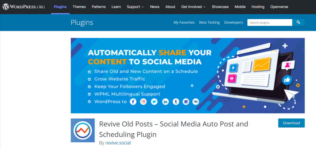 Revive Old Posts