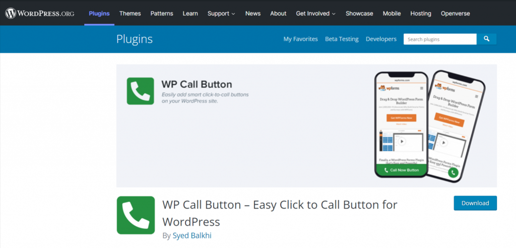 WP Call Button