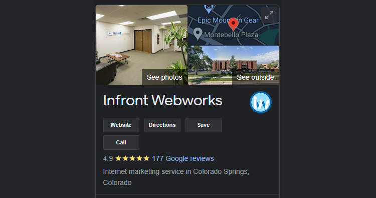 infront webworks contact
