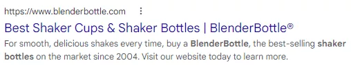 Blender Bottle