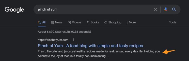 google search