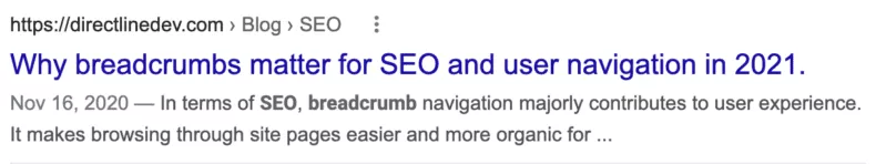 breadcrumbs