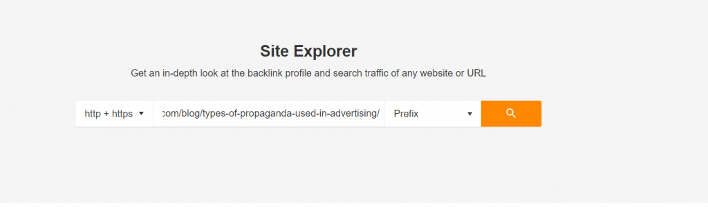 site explorer