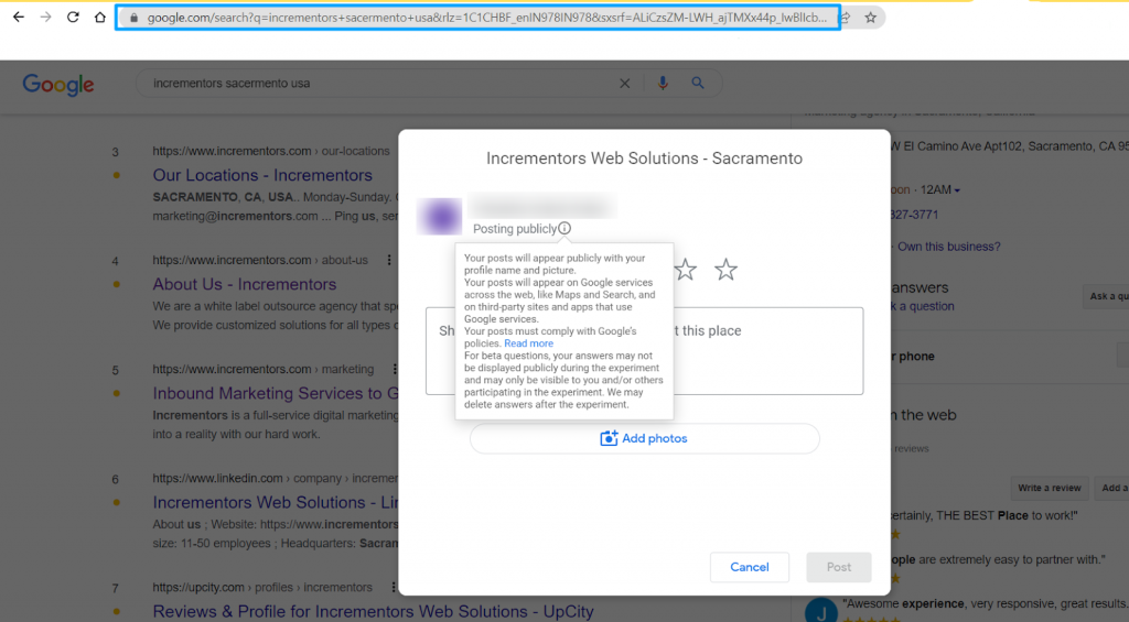 Incrementors web solution sacramento