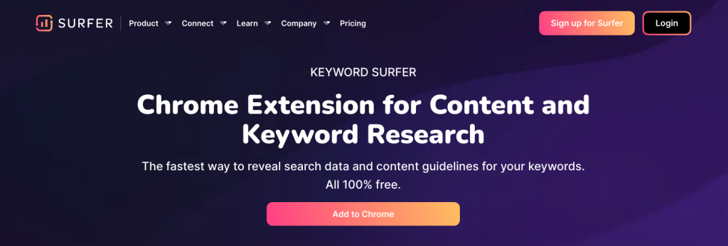 Keyword Surfer