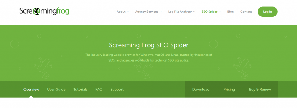 Screaming Frog Seo Spider