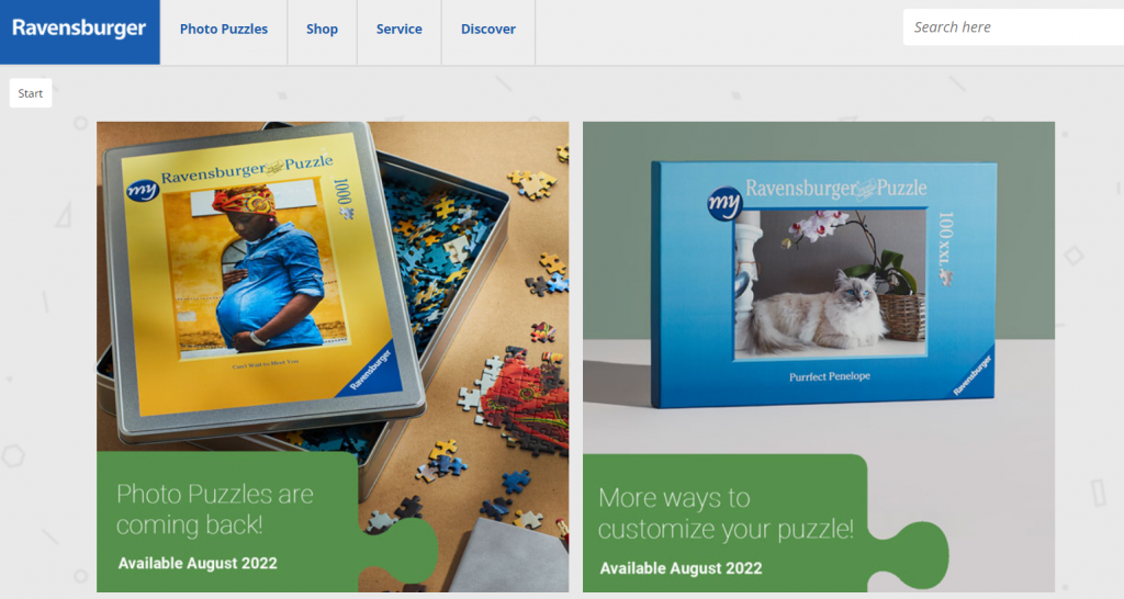Horizontal Website Design