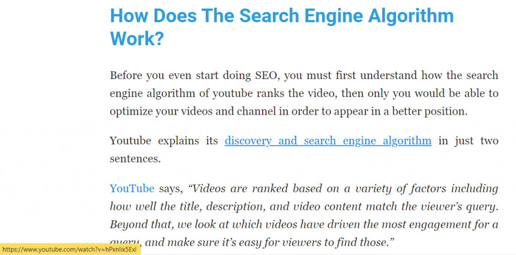 How Does The Search Engine Algorithm Work