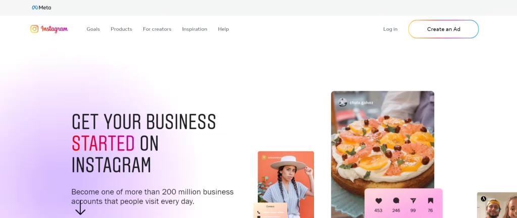 Among 200 million active Instagram users visit at least one business profile per day.