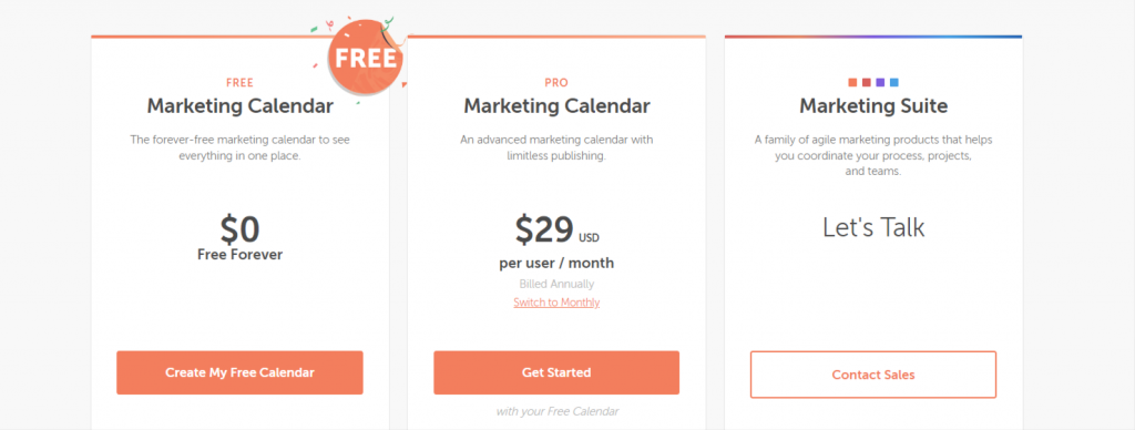 CoSchedule Pricing