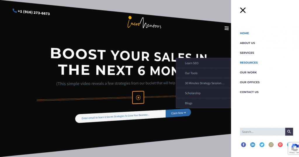Create a Fine Website- Incrementors- Resource Page
