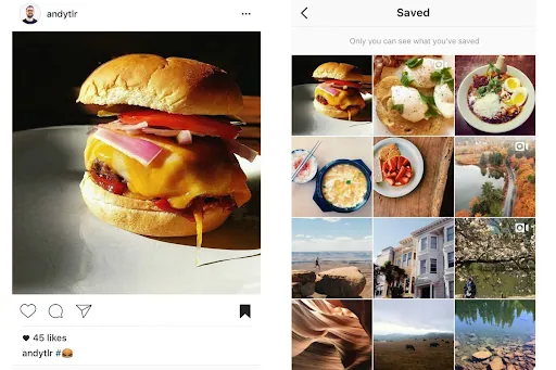 Instagram facts - Instagram “Save” feature gives a boost to the engagement of the post.