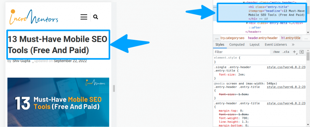 Mobile SEO