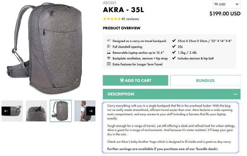 Optimize Product Page and Descriptions