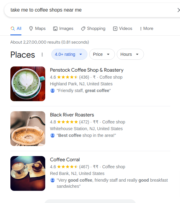 Rank For Voice Searches-Optimize Local Search- example