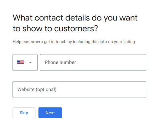 Register on Google My Business- Add the Location and Website of your small business