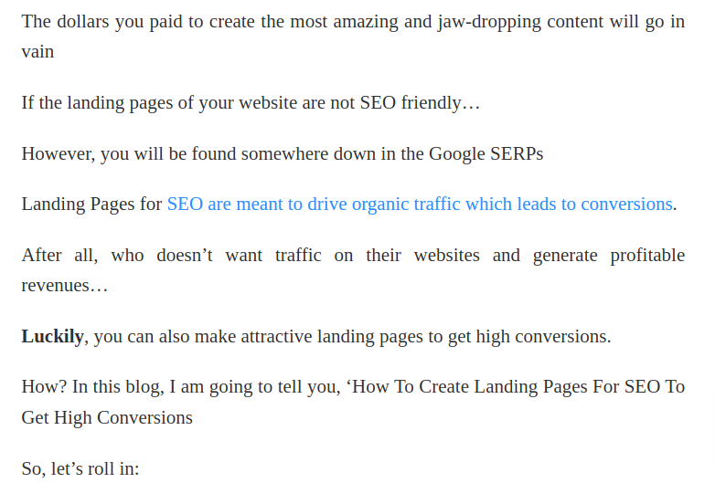 Write Blog- Introduction That Matches the Pain Point of the users