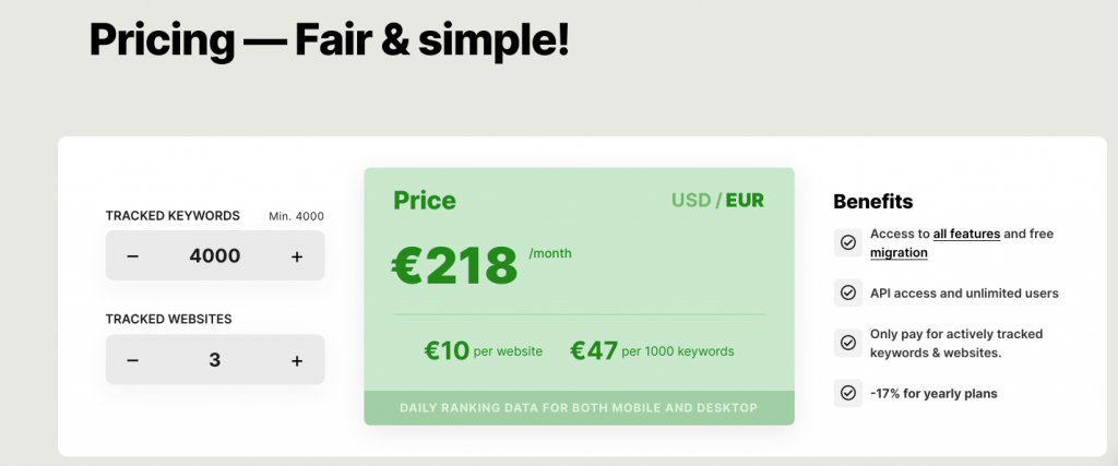 seomonitor- pricing