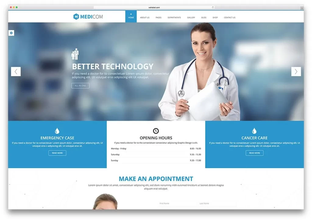 optimize for site's navigation -example