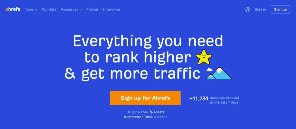 seo analysis tools - Ahrefs