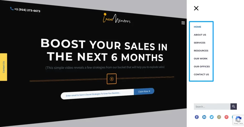 optimize site navigation