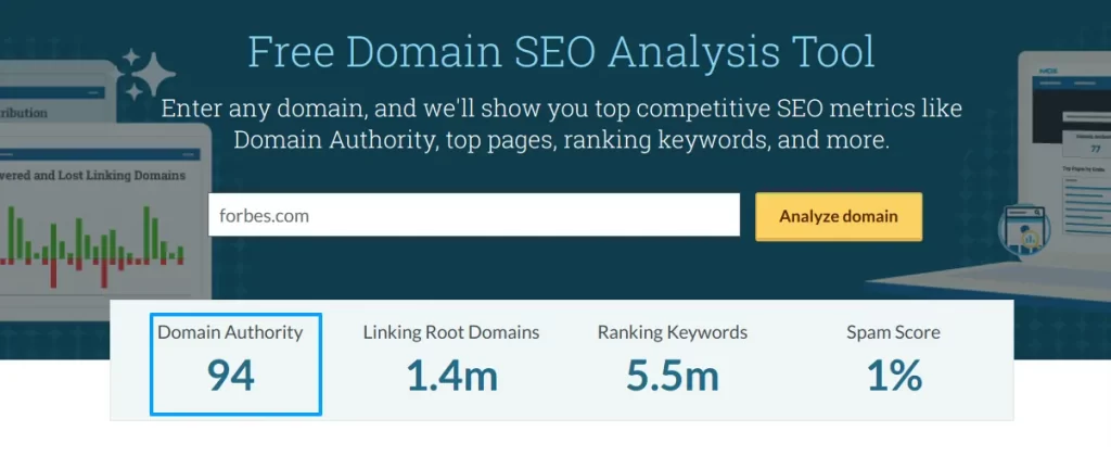 Calculate-DR Score- Moz Explorer