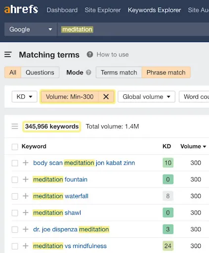 How To Do Keyword Research For SEO- find long tailed keywords- search volume
