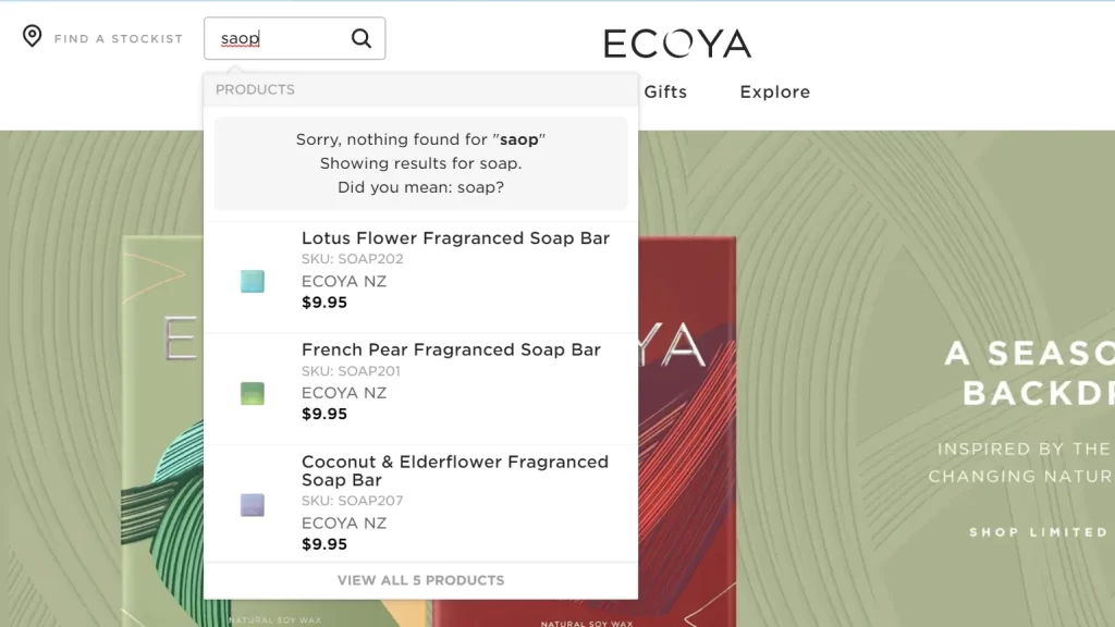 Improve Navigation Bar - Leverage Autocorrection