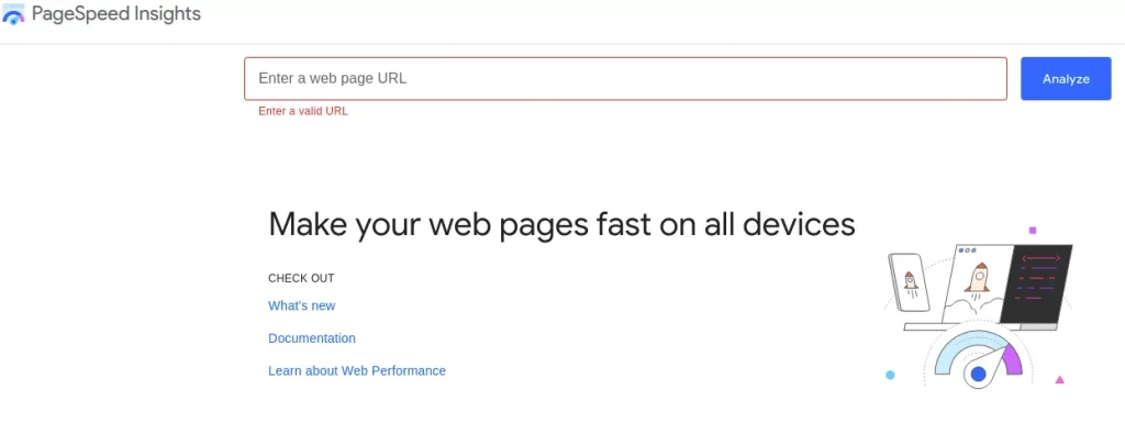 Measure Website Speed And Performance - Google Page Speed Insights Tool