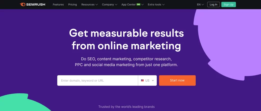SEMrush - seo analysis tools