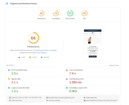 Shopify Speed Optimization- Client Report