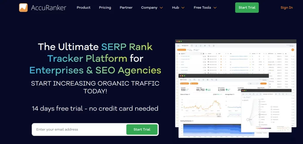 Tools to track metrics to monitor SEO rankings- AccuRanker