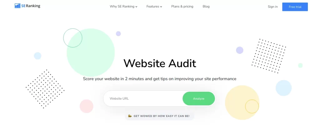 SE Ranking Website Audit